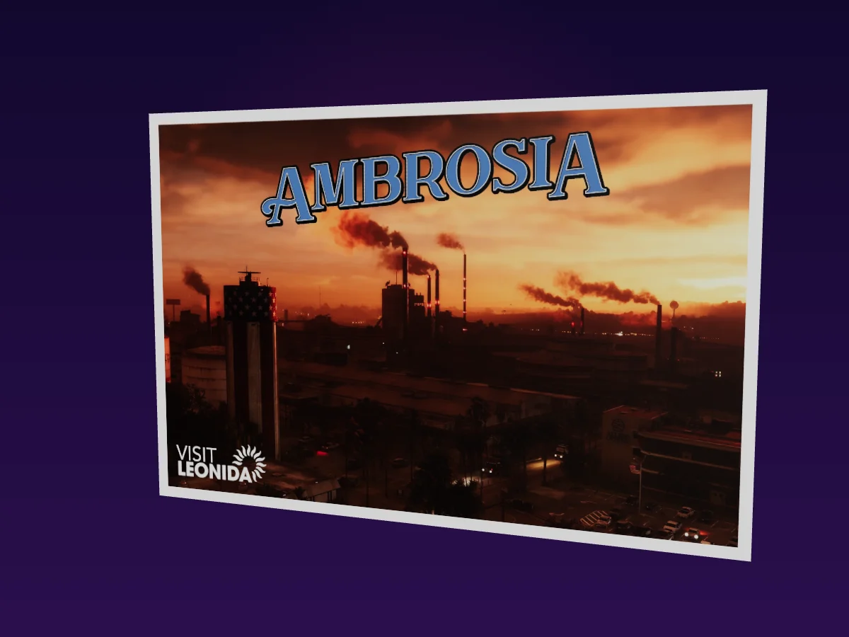 GTA 6 Ambrosia postcard 3D model