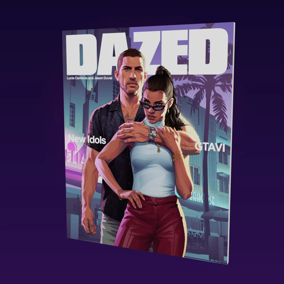 GTA 6 Dazed, The Autumn 2026 Issue 3D model