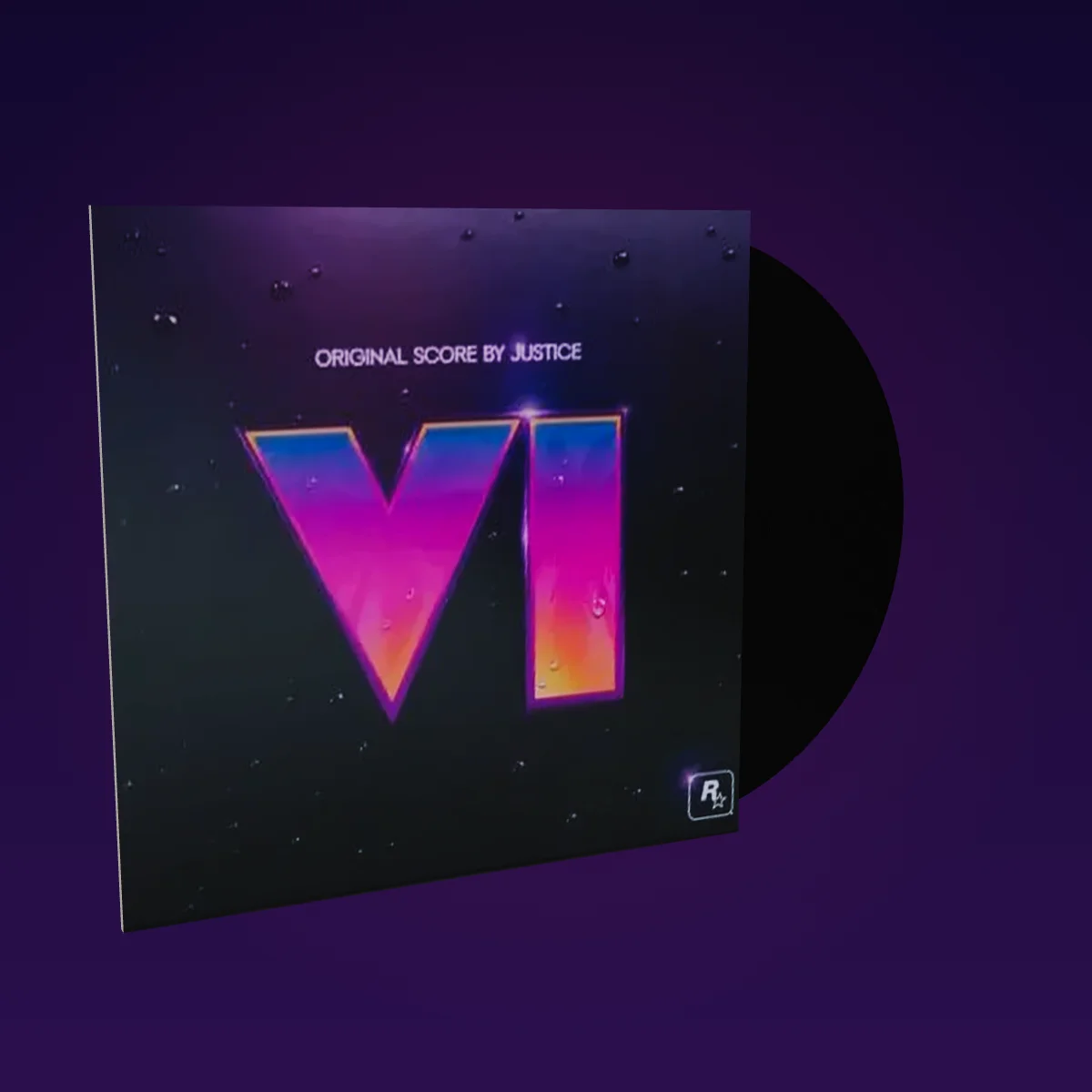 Grand Theft Auto VI: Original Score by Justice on vinyl and CD 3D model