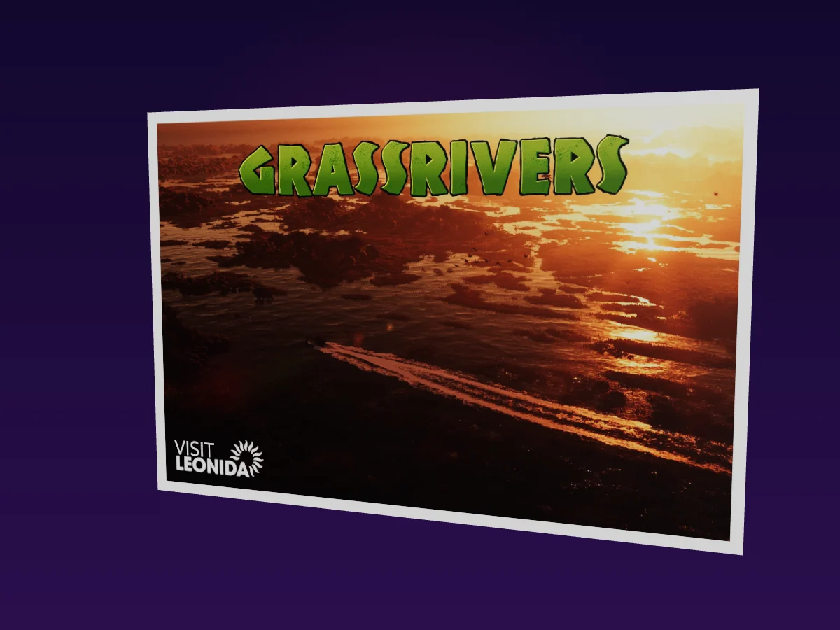 GTA 6 Grassrivers postcard 3D model