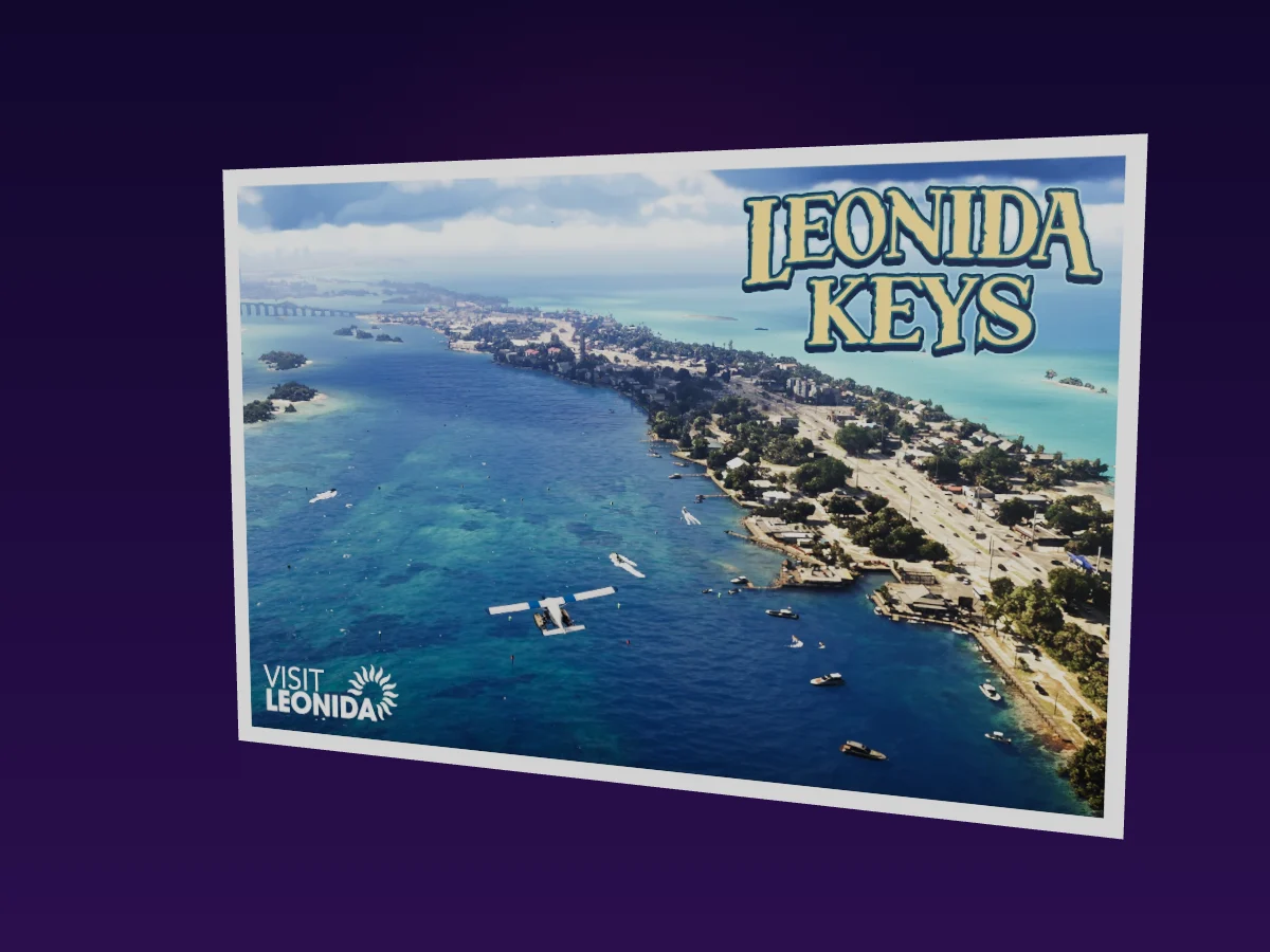 GTA 6 Leonida Keys postcard 3D model