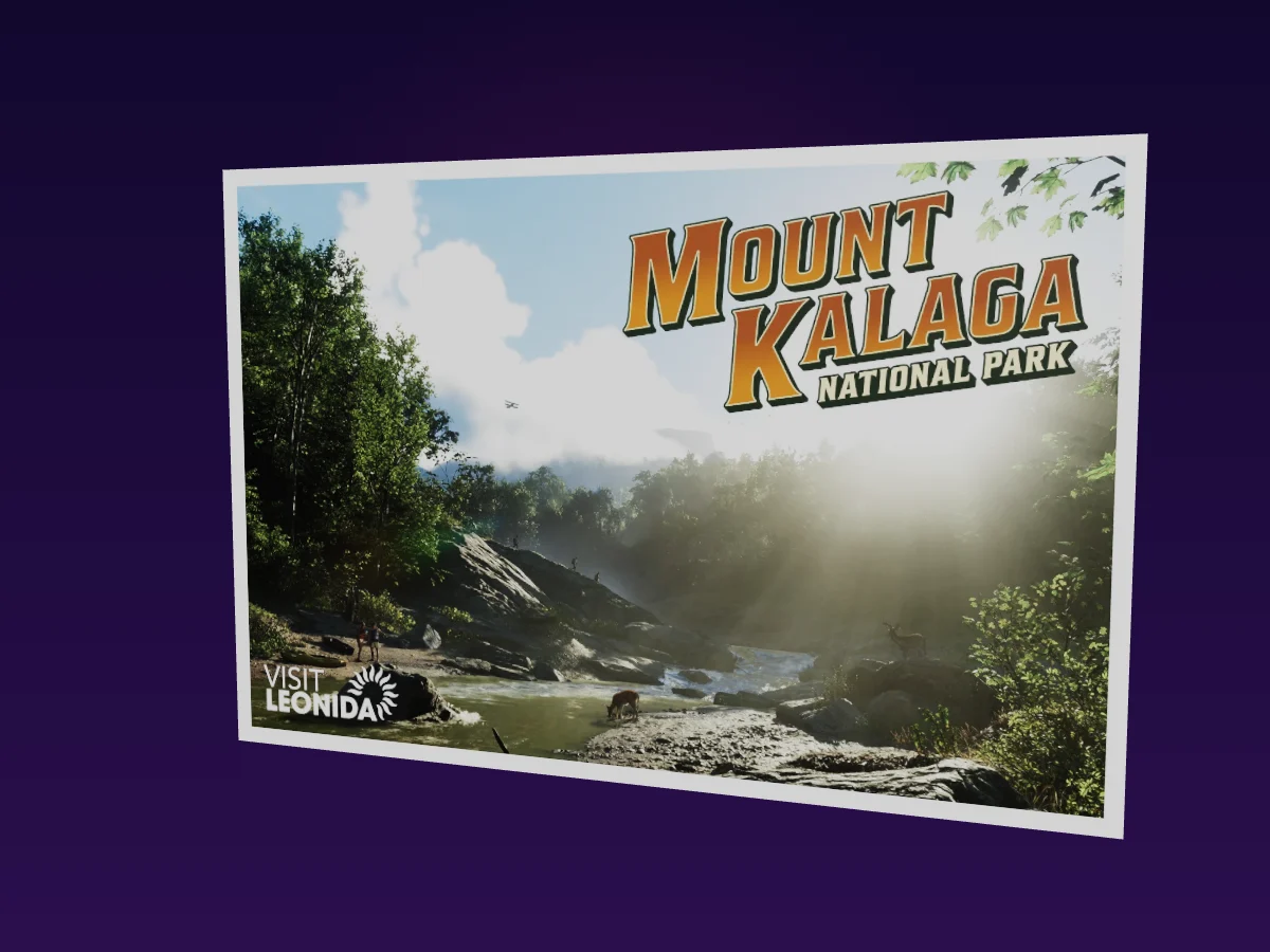 GTA 6 Mount Kalaga postcard 3D model