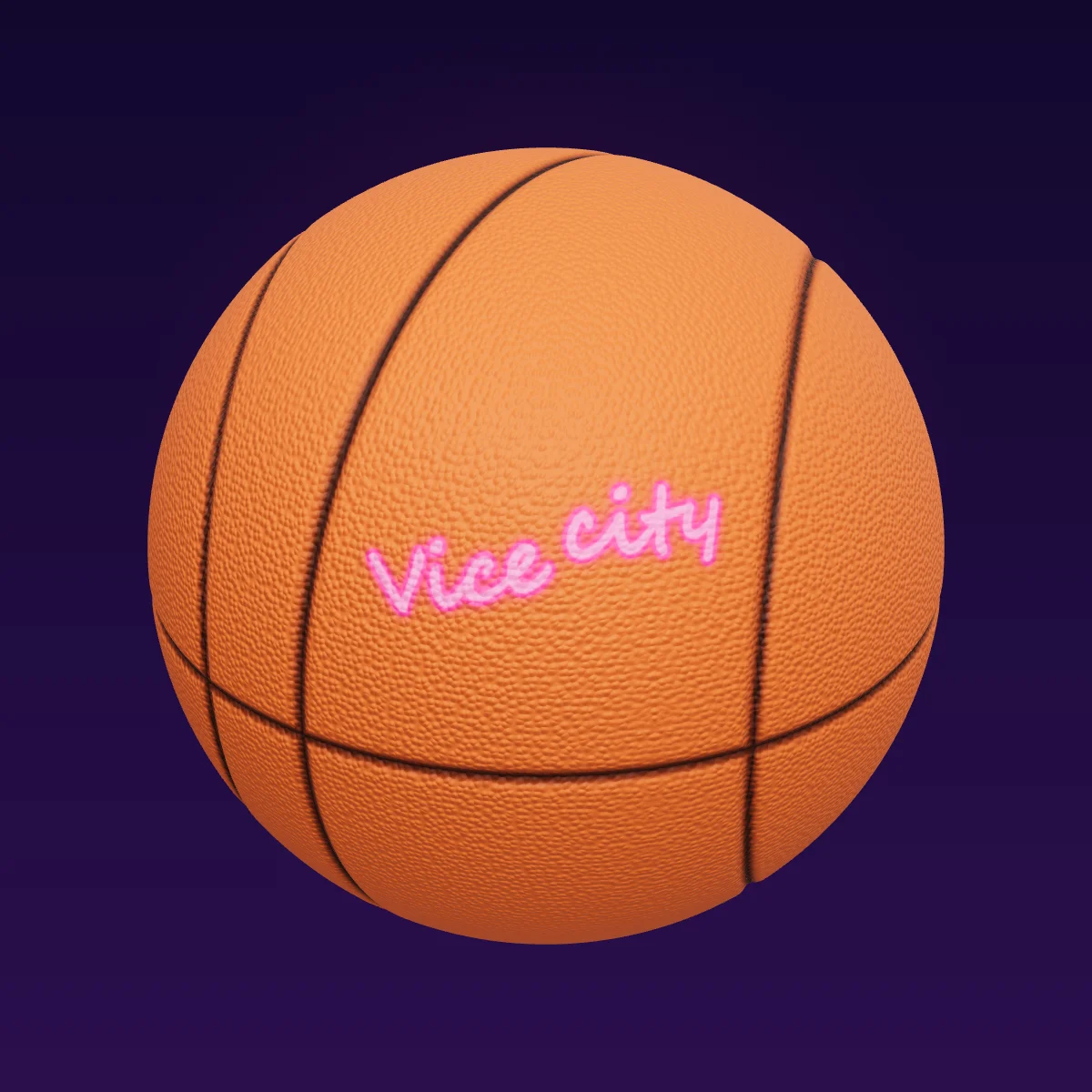 GTA 6 Vice City basketball 3D model (our concept, not an official product)