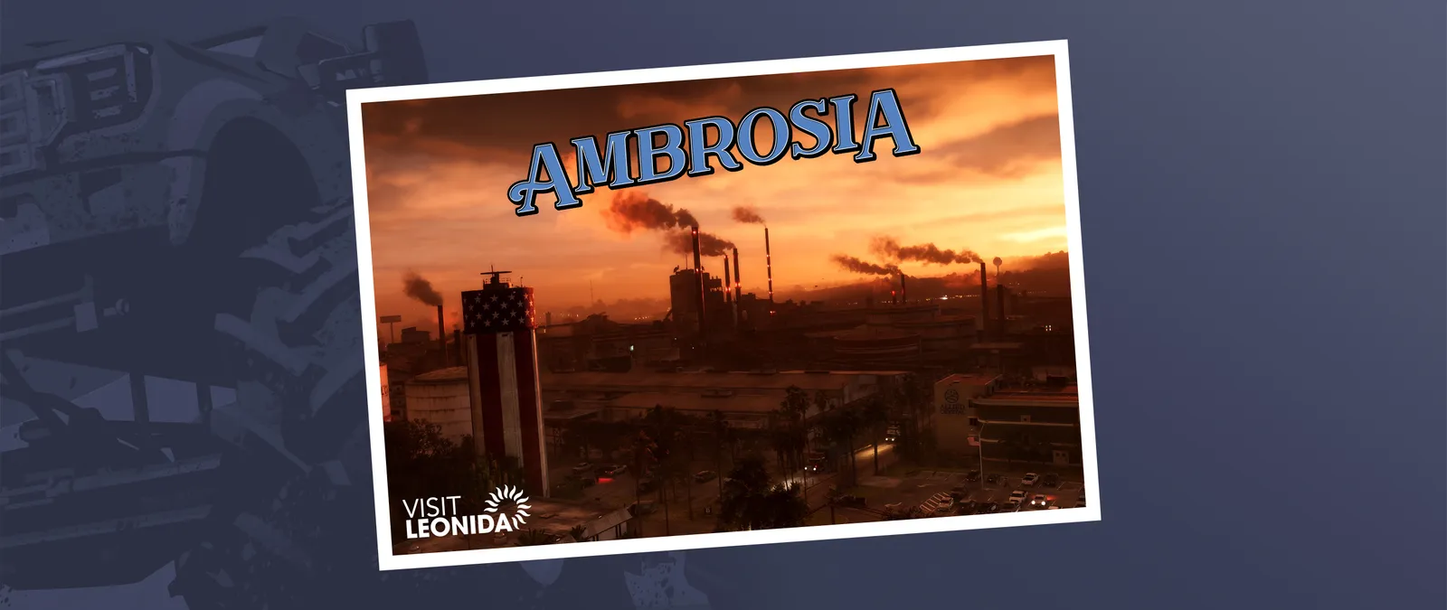 Ambrosia postcard — official Rockstar artwork