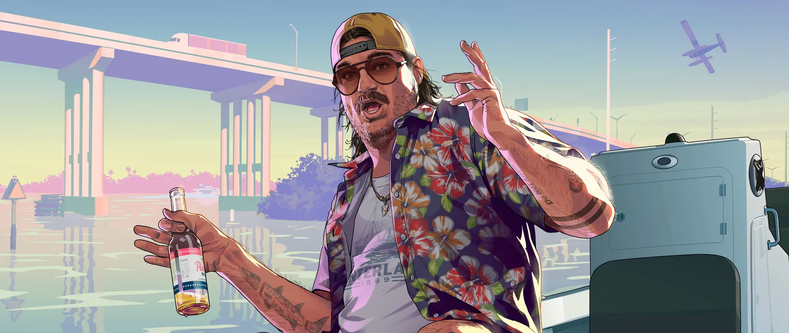 Cal Hampton — official Rockstar artwork