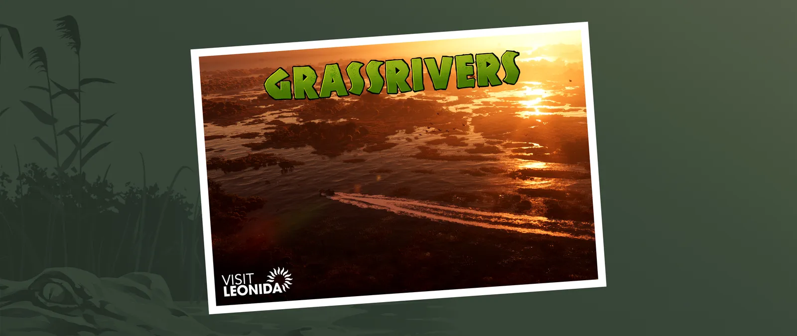 Grassrivers postcard — official Rockstar artwork