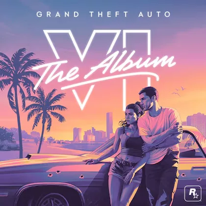 Grand Theft Auto VI: The Album — cover art with Jason and Lucia (official)