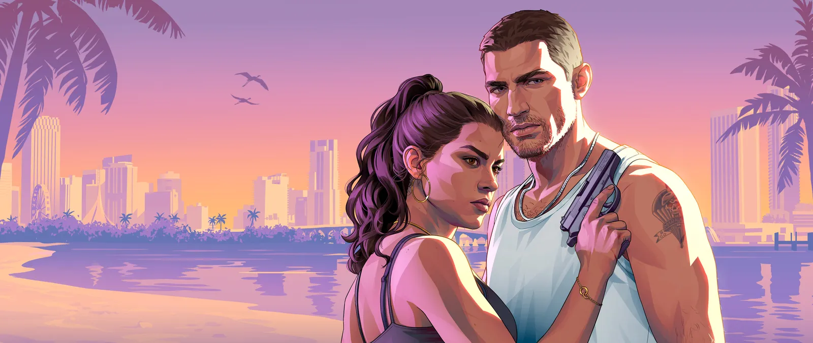 Jason and Lucia — official Rockstar artwork