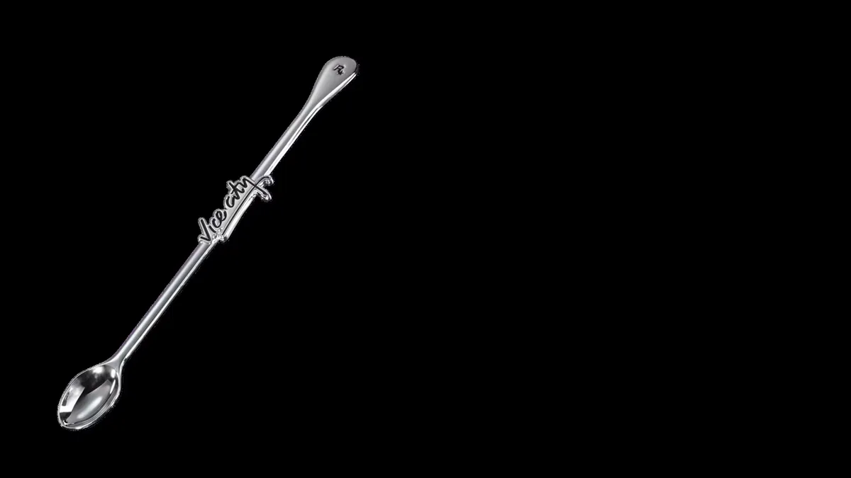 Vice City swizzle spoon — official Rockstar Store product shot